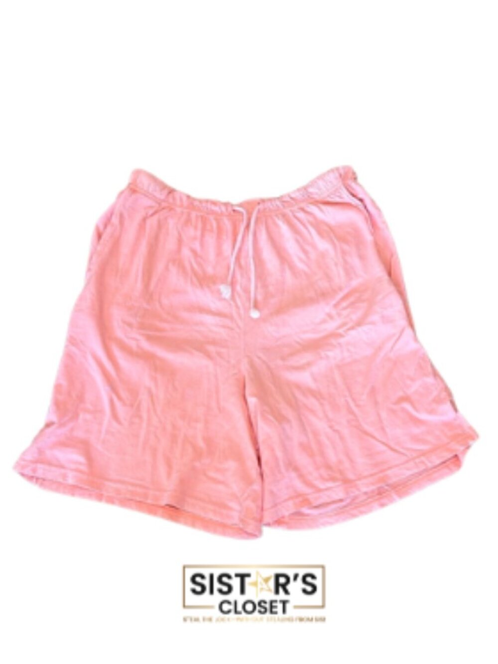 Southern Spirit Coral Drawstring Lounge Shorts Women's XL